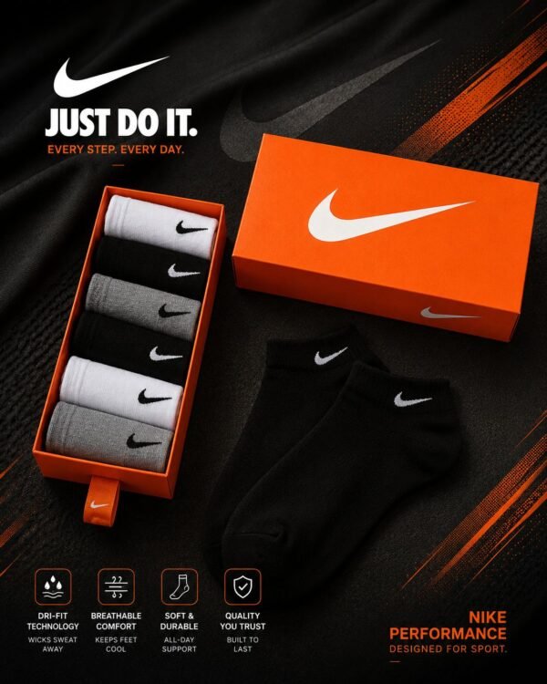 Nike невидими чорапи (6 чифта)