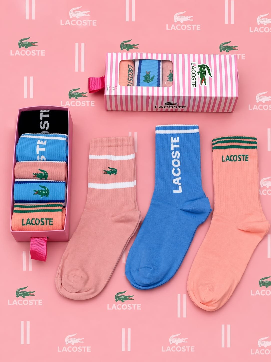 Lacoste класически чорапи (6 чифта)