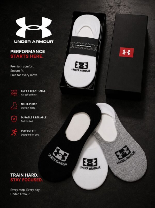 Under Armour невидими чорапи (6 чифта)
