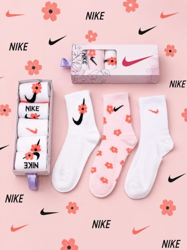 Nike спортни чорапи бяло (6 чифта)
