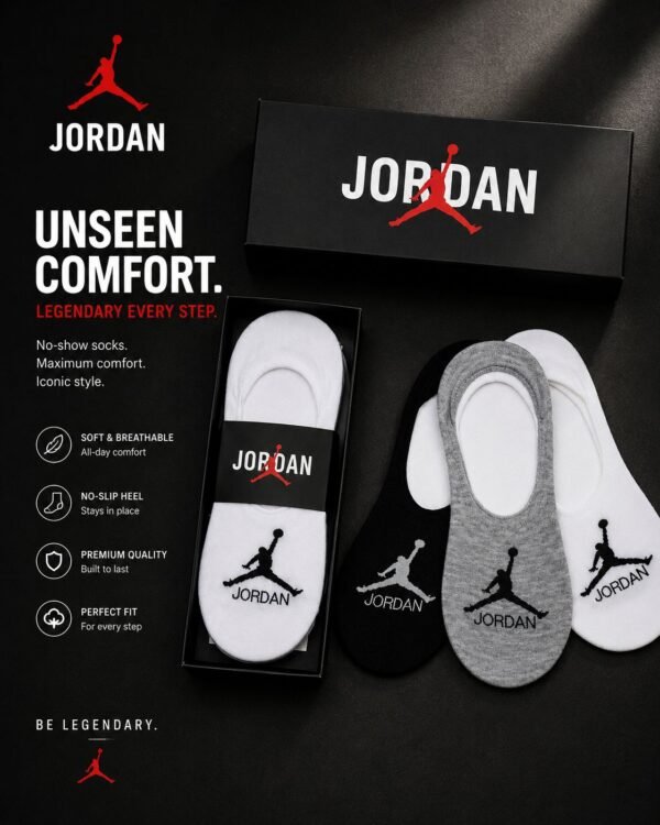 Jordan невидими чорапи (6 чифта)