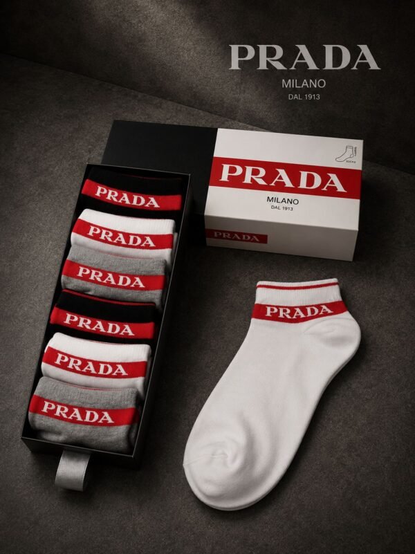 Prada къси чорапи (6 чифта)