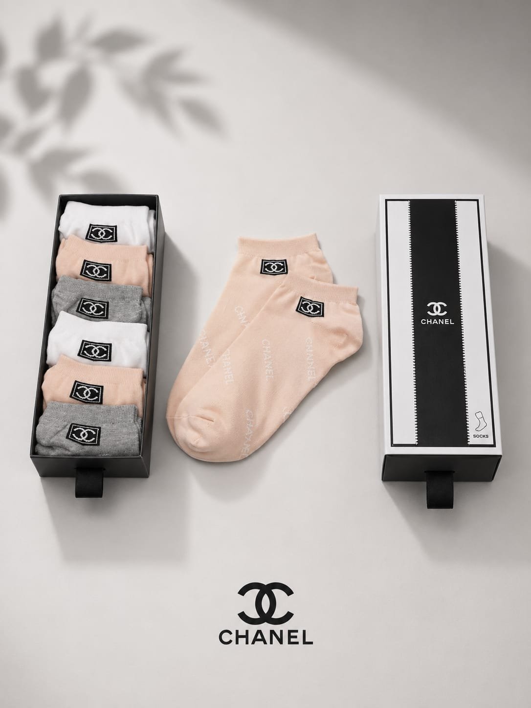 Chanel невидими чорапи (6 чифта)
