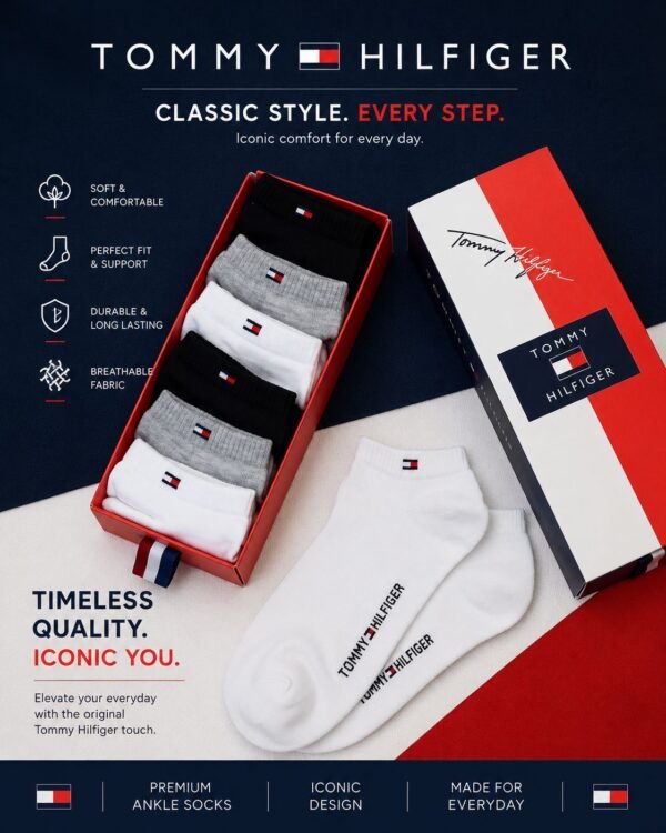 Tommy Hilfiger къси чорапи (6 чифта)