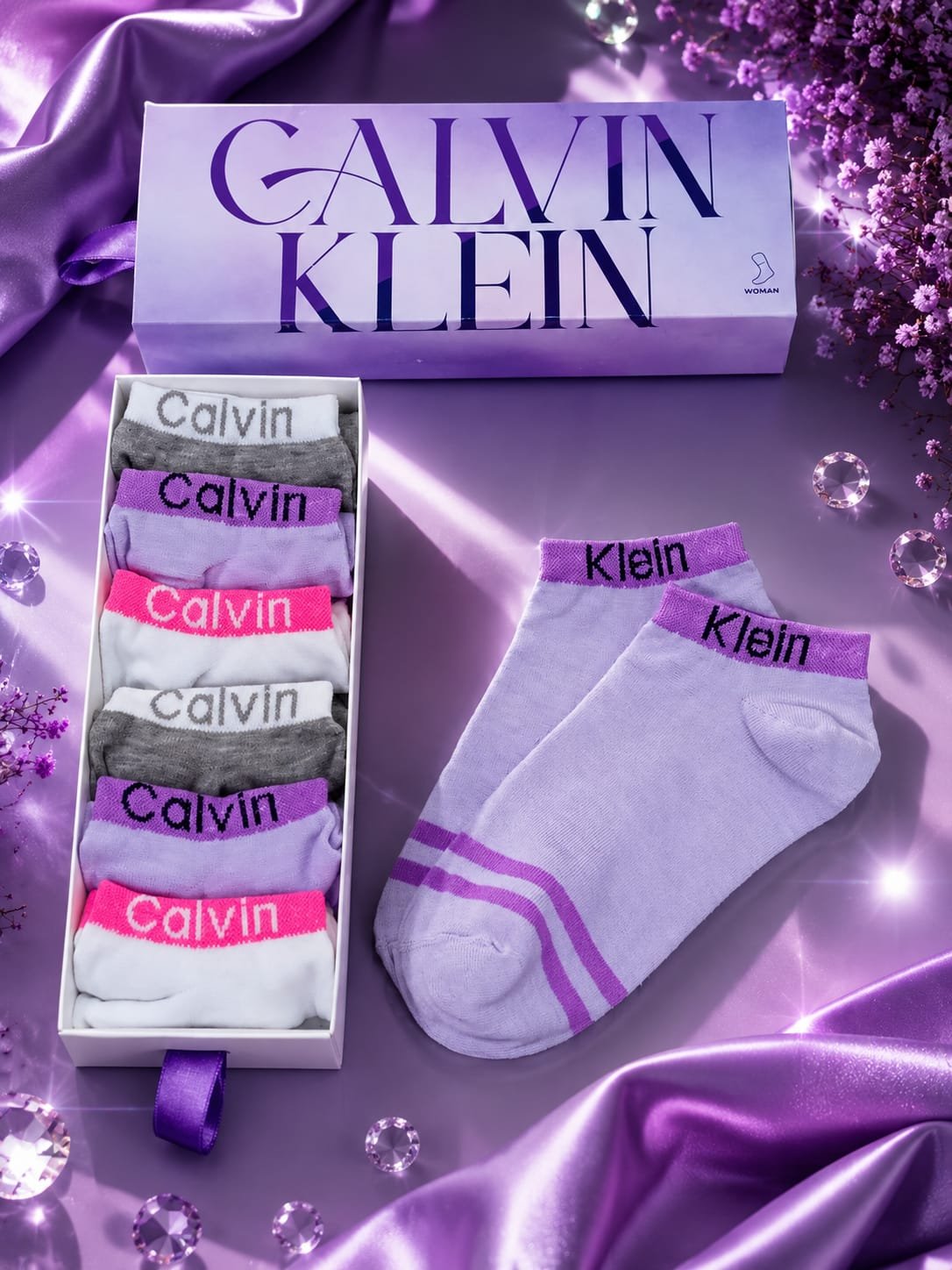 Calvin Klein невидими чорапи (6 чифта)