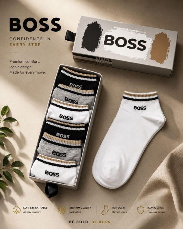 Hugo Boss къси чорапи (6 чифта)