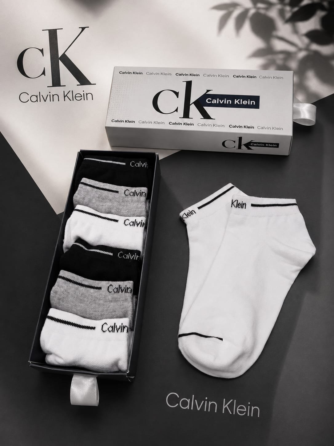 Calvin Klein къси чорапи (6 чифта)