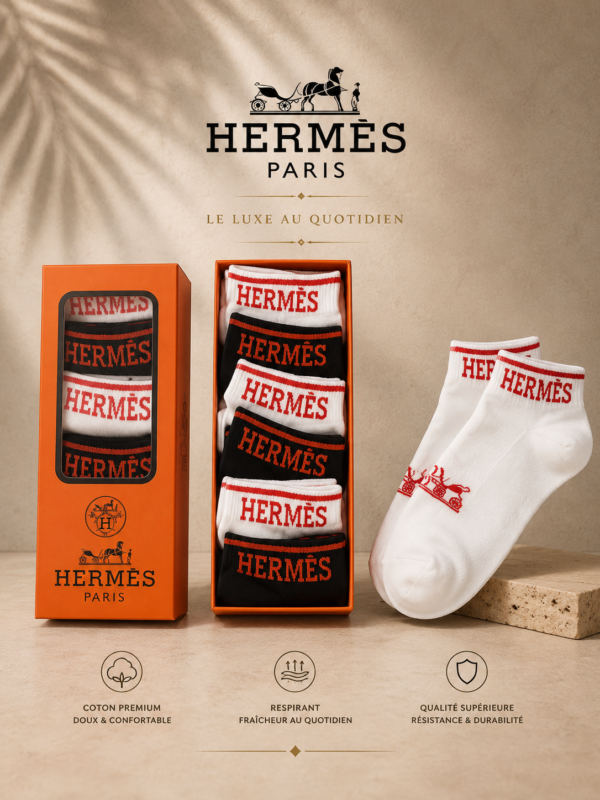 Hermès къси чорапи (6 чифта)