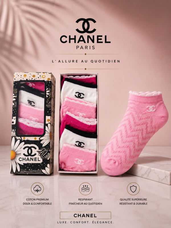 Chanel невидими чорапи (6 чифта)