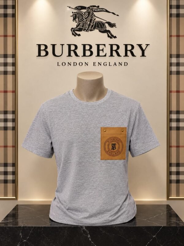 Burberry тениска — сиво