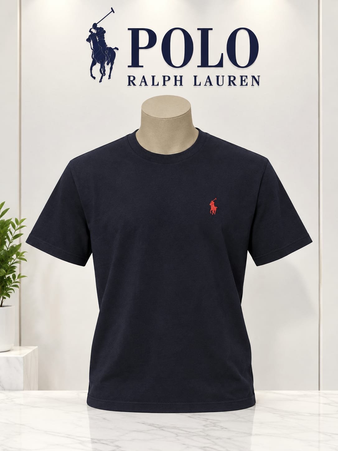 Polo Ralph Lauren тениска — тъмносиньо
